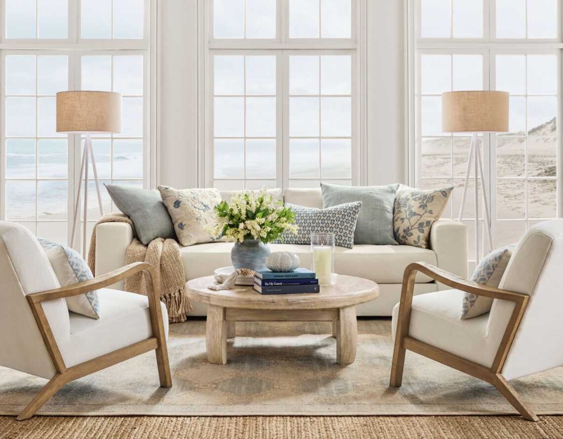 Modern Coastal Living Room Ideas and Trends for 2026 – jane at home