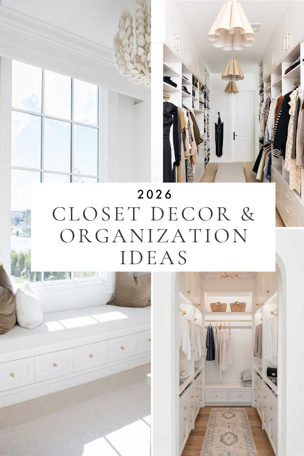 Stunning Walk-in Closet Design, Decor and Organization Ideas for 2026 ...