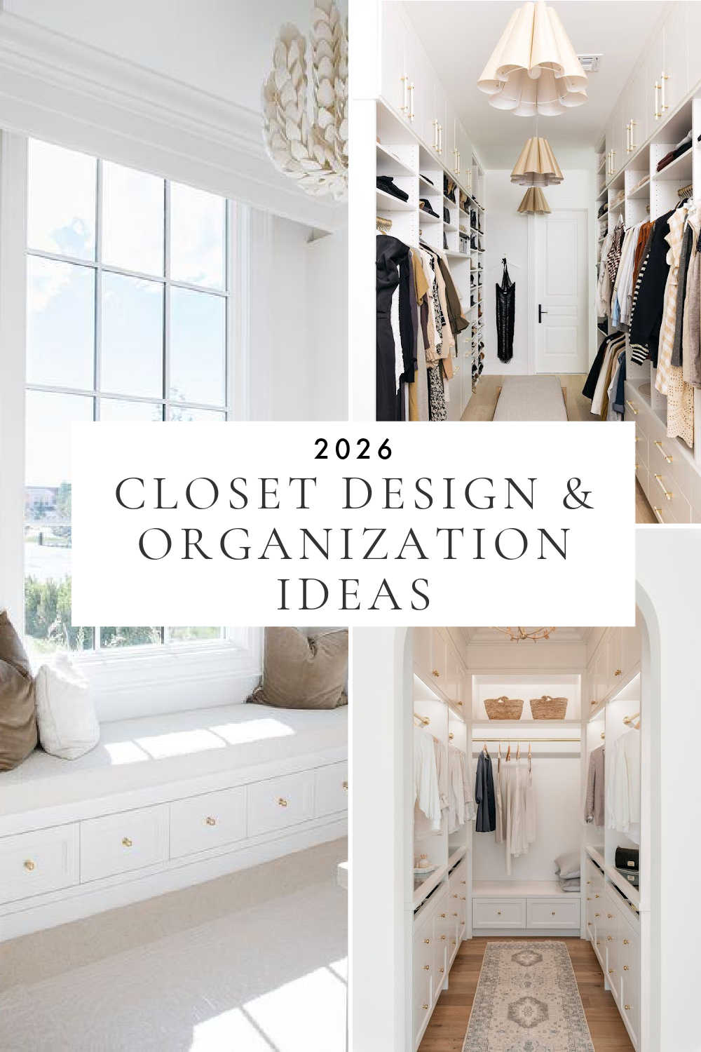 Stunning Walk-in Closet Design, Decor and Organization Ideas for 2026 ...