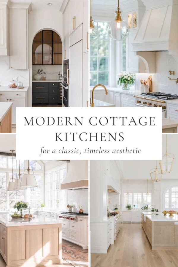 With its timeless aesthetic, modern cottage style interior design brings a warm, classic look to the kitchen, living room, bedroom, entryway, and home decor in 2025 to 2026.