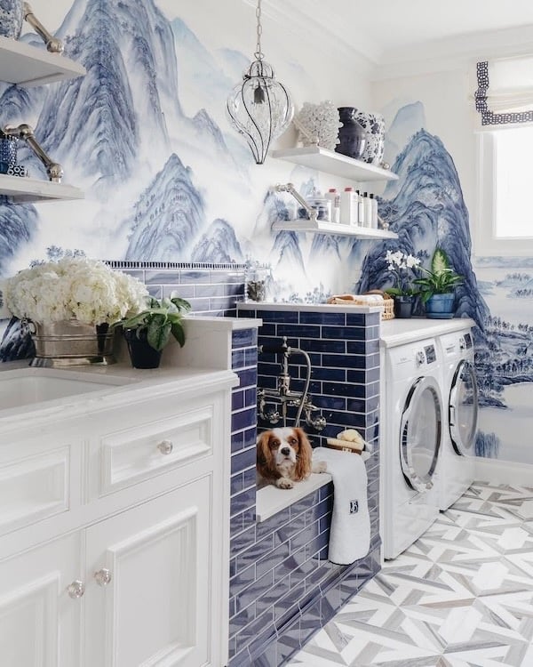 Dina Bandman Interiors - laundry room and dog bath