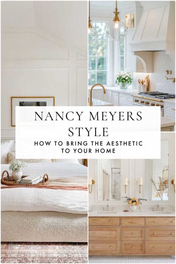 My favorite Nancy Meyers interiors, with ideas and inspiration for bringing her timeless style to your kitchen and home - home decor style - interior design - dream kitchen - organic modern - beach house - coastal grandmother - soft life - Nancy Meyers style - cottage style - modern coastal home 