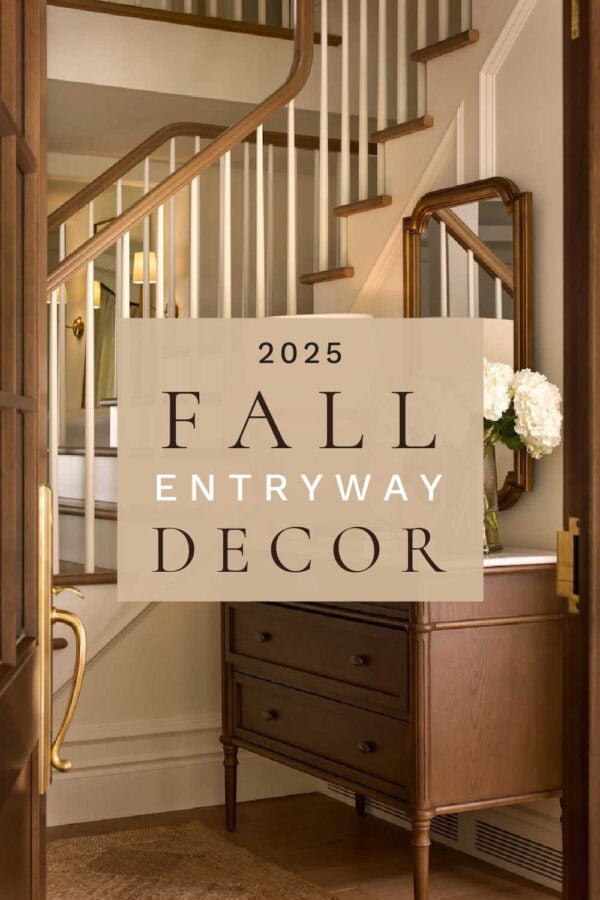Create a warm and inviting first impression with these fall entryway decor ideas, from seasonal greenery to cozy accents and stylish lighting, you'll find beautiful inspiration for decorating your entryway this autumn - akb design studio