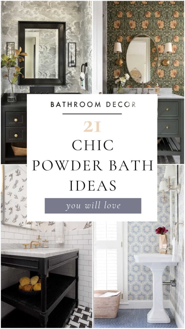 From statement mirrors to dramatic wallpaper, these powder room ideas prove that very small bathrooms can be the most stylish spots in your home.