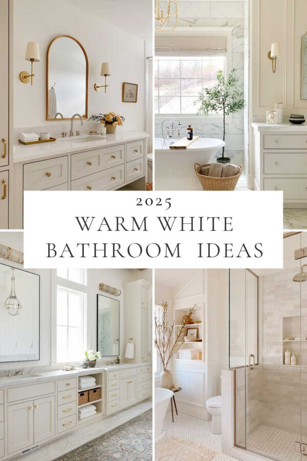 Timeless Warm White Bathroom Ideas For Small Full Baths And Master 
