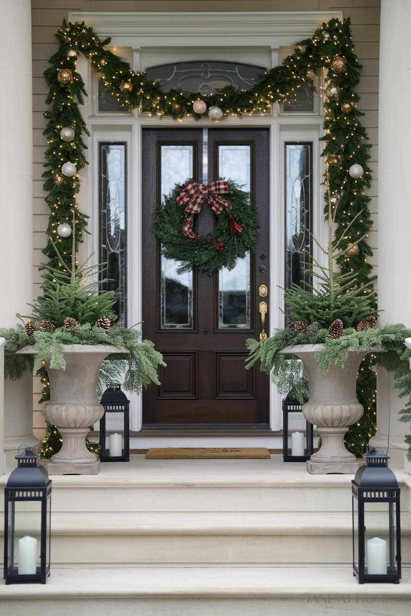 25+ Stunning Christmas Porch and Outdoor Decor Ideas for 2025 – jane at ...