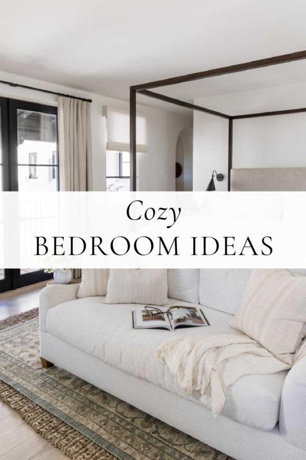 Beautiful cozy bedroom ideas to bring a warm and comfortable aesthetic to your home, with small bedroom ideas, master bedrooms, decor tips, modern coastal bedroom decorating ideas, room inspiration, and more!