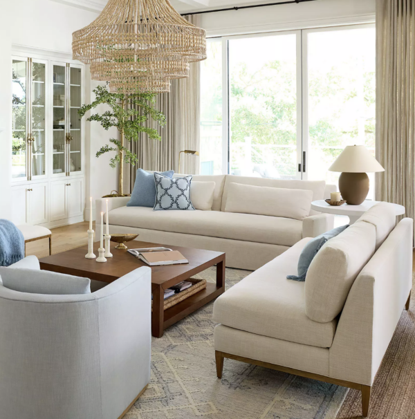 2 couches living room layout