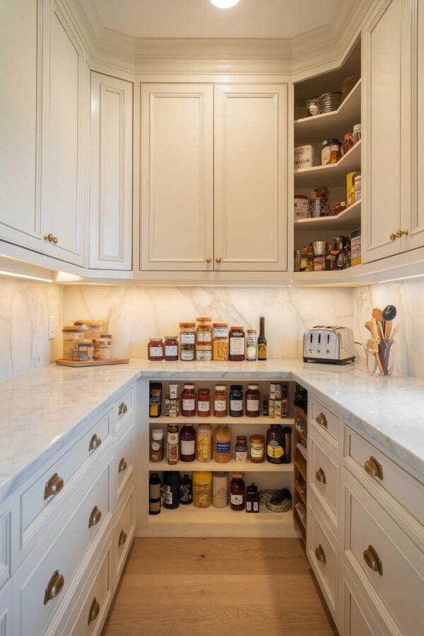 Beautiful kitchen pantry organization ideas and inspiration - Jane at Home