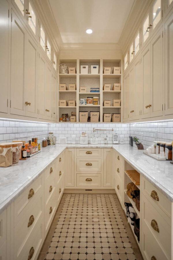 Beautiful kitchen pantry organization ideas and inspiration - Jane at Home