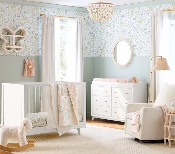 pottery barn girls nursery