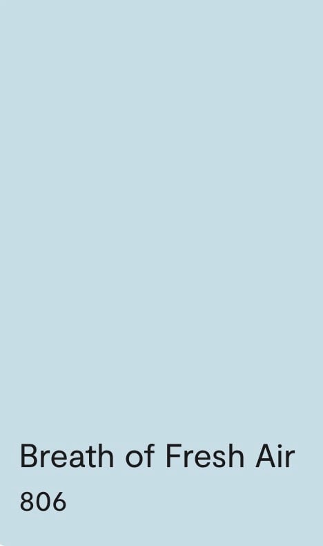 Benjamin Moore Breath of Fresh Air