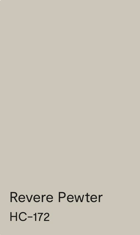 Benjamin Moore Revere Pewter