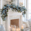 blue Christmas decor