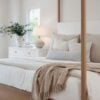 cozy coastal bedroom - joey snow design
