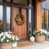 Beautiful fall front porch decor ideas for 2025, with decorating tips and designer inspiration to bring a welcoming touch of autumn to your porch, patio, and entry - jane at home - modern fall front porch
